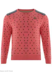 Mens Rock & Revival Crew Neck Sweatshirt Jumper All Over Swallow Print R606663C - Picture 1 of 3