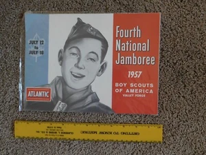 EJ SCOUT BSA 1957 4TH NATIONAL JAMBOREE ATLANTIC REFINING CO OIL JAMBO MAP PA!! - Bild 1 von 3
