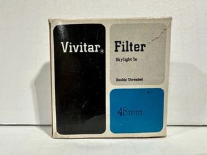 Vintage Vivitar 48mm Skylight 1A Filter In Original Box Made In Japan - Picture 1 of 10