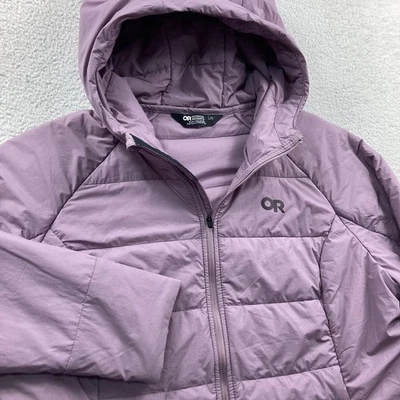 Outdoor Research Shadow Insulated Hoodie Jacket Womens Large Purple Pink - Image 1 of 4