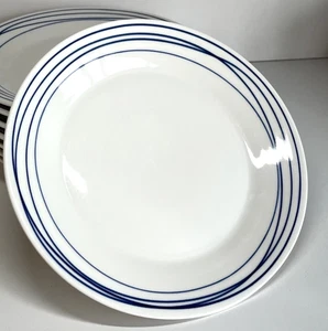 4er Set gebrauchte Royal Doulton blau weiß Pacific Teller 9 1/4" - Bild 1 von 11