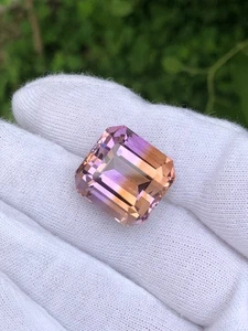 35.75 Carat Beautiful Big size Emerald cut Ametrine for Jewelry, Pendant size - Picture 1 of 7