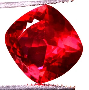 25.10 Cts. Natural Mozambique Red Ruby Cushion Shape Certified Gemstone - Picture 1 of 4