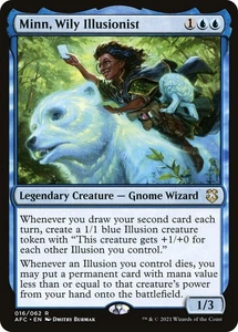 MTG Minn, Wily Illusionist  - Adventures in the Forgotten Realms Commander #016 - Picture 1 of 1
