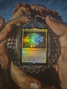 Tre alberi città Bloomburrow Foil - Foto 1 di 1