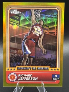 2024 Topps McDonald's Chrome RICHARD JEFFERSON #36 Gold /50 All-American - Picture 1 of 2