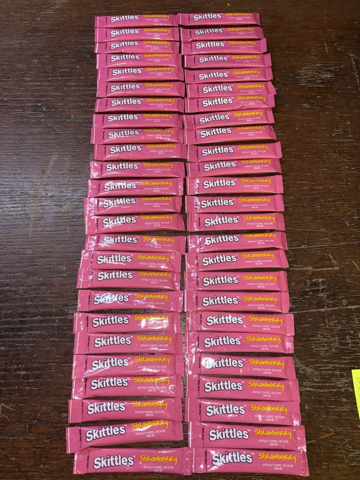 50 Packets Of skittles Pink STRAWBERRY - Image 1 of 1