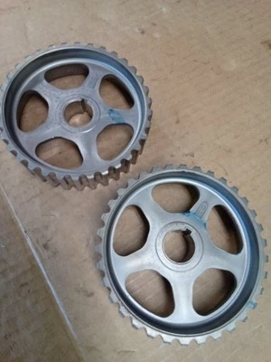 Piñones del árbol de levas 88-91 Honda Prelude B20a5 engranajes de levas B21a1 Foto 1 de 4