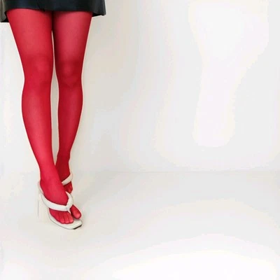 Wolford X Amina Muaddi rubino Strumpfhose Rot XS getragen OVP Rar - Bild 1 von 4