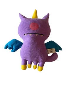 Neu Gund lila blau gelb rosa Uglydoll klassisches Uglycorn Stofftier 12 Zoll - Bild 1 von 7