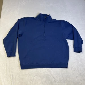 Lululemon Steady State Half Zip Sweatshirt Mens XL Blue Athletic - Picture 1 of 11