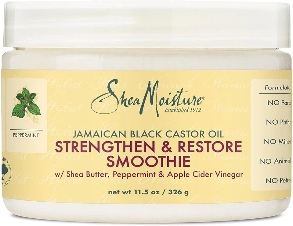 Shea moisture Jamaican Black Castor Oil Smoothie W/ Shea Butter Cider Vinegar - Image 1 of 4
