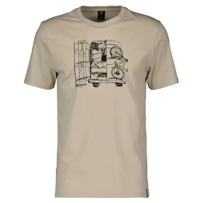 Scott Casual Freizeit T-Shirt dust weiß 2025