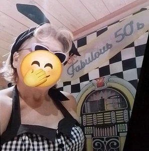 Grace Karin Rockabilly Kleid Gr XXXL Schwarz Weiß Kariert Neckholder 50er-Jahre - Bild 1 von 12