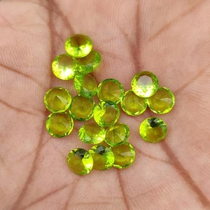 Natural 10.40 Ct Green Egyptian Peridot Gemstone For Manifestation 18Pcs Lot - Picture 1 of 12