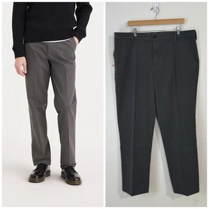NWT Dockers Men’s Classic Fit Workday Khakis Size 42x32 Gray Flex Waist - Picture 1 of 16