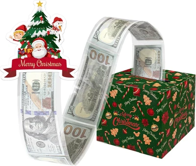 Рождественский денежный ящик для наличных подарочные коробки-сюрпризы для детей взрослых - Изображение 1 из 4