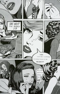 Alexander Henry Sewing Sorrows Black/White Cotton Fabric by the Yard - Picture 1 of 2