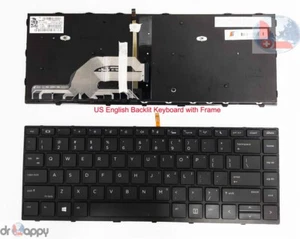 US English Backlit keyboard Compatible HP L01072-001 L01071-001 L21585-001 - Bild 1 von 3