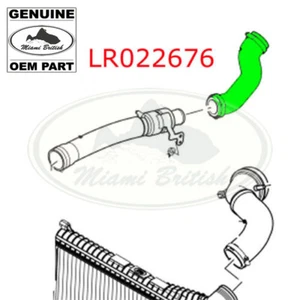 LAND ROVER TURBOCHARGER OUTLET RH HOSE 4.4L V8 DIESEL RANGE LR022676 OEM - Bild 1 von 1