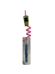 Slurpee Swirly Strohhalm mit Blue Raspberry Candy Stick - Bild 1 von 3