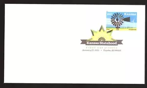 US Stamps - Sc# 4493 - Kansas Statehood - DCP FDC - MNH - Picture 1 of 1