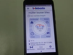 Riscaldamento autonomo Webasto controllo cellulare ThermoConnect Airtop Evo 4 Evo 5 app cellulare - Foto 1 di 7
