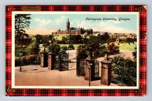 Glasgow-Scotland, Kelvingrove University, Vintage Postcard - Picture 1 of 2