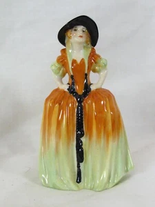 Royal Doulton Patricia M8 Small Lady Figurine 4" - Picture 1 of 4