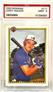 1990 Bowman #117 Larry Walker PSA 9 - CD123 - Picture 1 of 1