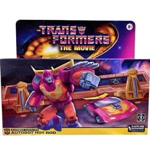 Transformers G1 Hot Rod Cavalier Action Figure Hasbro Retro 1986 Movie Official - Picture 1 of 6
