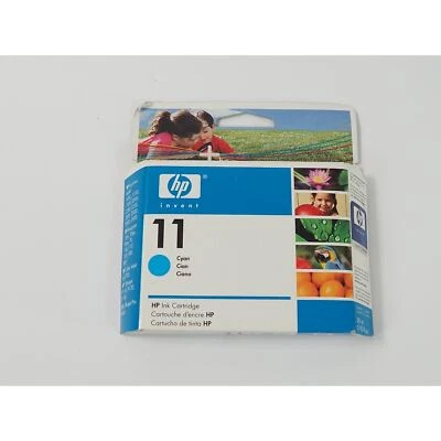 HP C4836A Genuine Ink Cartridge HP 11 Cyan in Box Exp 8/2008 Singapore Sealed - Image 1 of 3