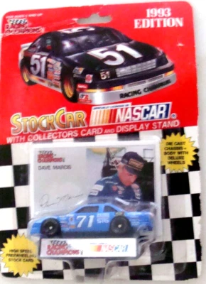 Chevrolet Dark Windows 1993 Racing Champions 1:64 Dave Marcis #71 STG Foto 1 de 4