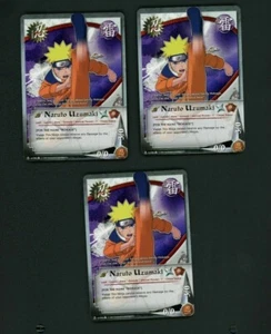 Naruto Uzumaki US104 For the Name "Hokage" x3 Naruto Card Lineage of Legends - Picture 1 of 2