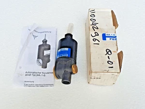 FESTO WA-1-B Condensate Drain, Airline, Auto drain, G1/4, 4-16 bar # NEW - Picture 1 of 6