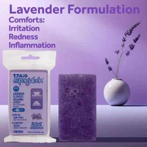 T.TAiO ESPONJABON 2 en 1 LAVENDEL ENTSPANNENDE WIRKUNG - Bild 1 von 2
