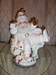 Lenox Ice Skating Santa Tea Pot - Holiday Santa Collection - NEW! MAKE OFFER! - Picture 1 of 14