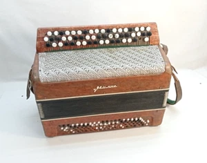 Bayan Accordion Soviet KREMENNE USSR Musical Instruments Collectible Ukraine  - Picture 1 of 24