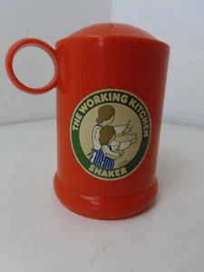 The Working Kitchen Vintage Flour Shaker Orange Colour - Picture 1 of 8