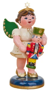 Hubrig Volkskunst 'Engel mit Nussknacker 6,5cm' - Picture 1 of 1