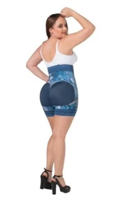 High-waisted butt lifter shaper short / Levanta cola talle alto extra corto M - Picture 1 of 7