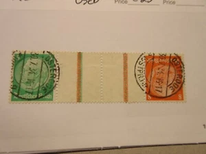 GERMANY Zusammendrucke Michel KZ21.2, USED Lot-10 Cat €200 - Picture 1 of 1