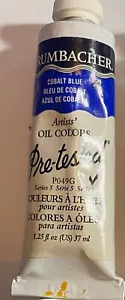 Grumbacher vorgeprüfte kobaltblaue Ölfarbe Farbe 37 ml - MADE USA - Bild 1 von 1