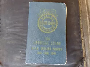 Vintage 1944 ""Kelley Blue Book"" Führer Kfz Auto Garage Fahrzeug Eph Geschichte - Bild 1 von 4