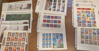 Lot Full sheets US postal Stamps Nature Of America high BELOW face value $121 - Image 1 of 3