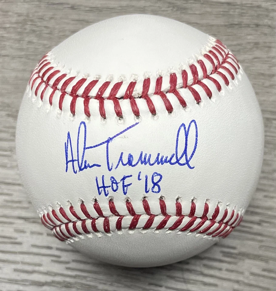 Alan Trammell "HOF 2018” Detroit Tigers Autographed MLB Baseball JSA Witnessed - Image 1 of 1