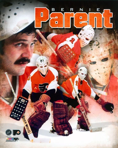 Philadelphia Flyers BERNIE PARENT Glossy 8x10 Photo Print Collage Hockey Poster Cover