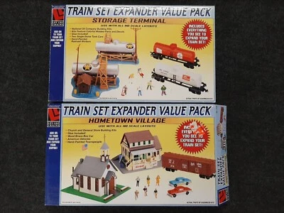 Juego de tren realista expansor paquete económico almacenamiento/ciudad natal escala HO (HO072922-01) Foto 1 de 4