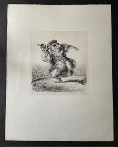 A. Paul Weber Lithographie "Ein Student wird gefeuert" - Bild 1 von 6