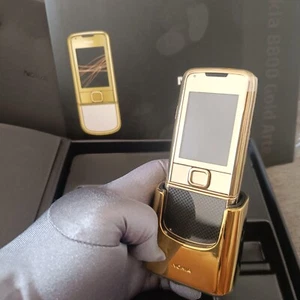 GENUINE NOKIA 8800 GOLD ARTE CARBON EDITION 4GB RM-233 UNLOCKED MOBILE PHONE - Picture 1 of 16